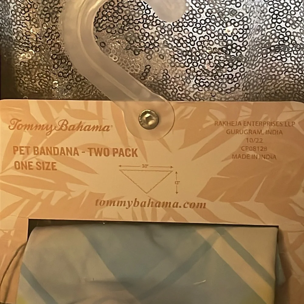 Tommy Bahama Pet Bandana NWT